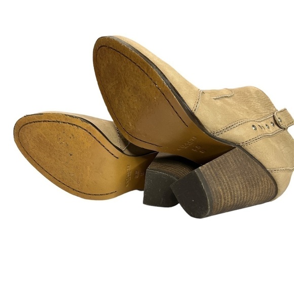 COACH Haven Leather Ankle Booties - Picture 3 of 14